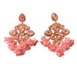 Flower Dropped Earrings